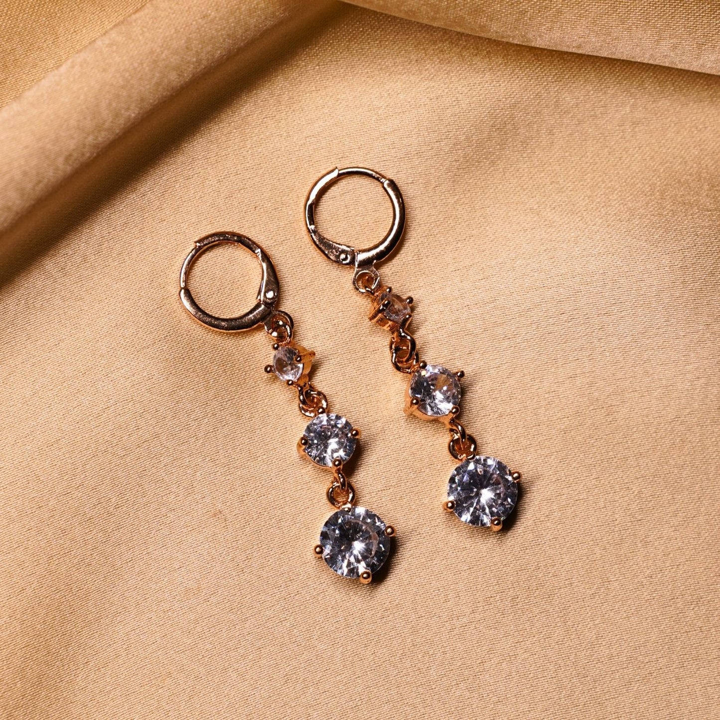 Rose Gold Blush Earrings