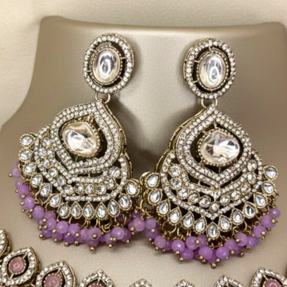 Filigree Choker & Earring Set